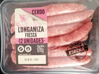 Longaniza fresca Lidl , code 4056489045199