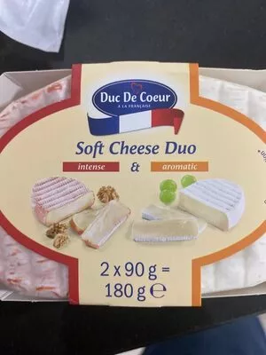 Soft cheese duo Duc de Coeur 2 x 90 g, 180g, code 4056489089940