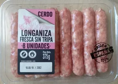 Longaniza fresca sin tripa Lidl 375 g, code 4056489120698