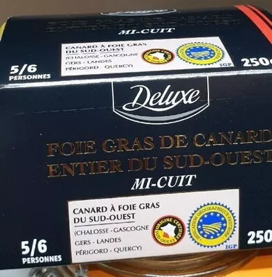 Foie gras de canard entier du sud ouest Deluxe 250 g, code 4056489136323