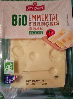 Bio Emmental français en tranches Chêne d'Argent 200 g, code 4056489137108