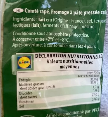 Comté au lait cru Chêne d’argent 150g, code 4056489137924