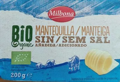 Mantequilla sin sal añadida milbona , code 4056489150503