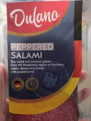 Peppered Salami Dulano,  Lidl , code 4056489189404