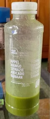 Jus frais mangue pomme épinards avocat banane Lidl,  Chef Select 500 ml, code 4056489217435