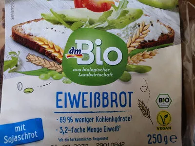 Eiweißbrot mit Sojaschrot dm Bio 250 g, code 4058172451539