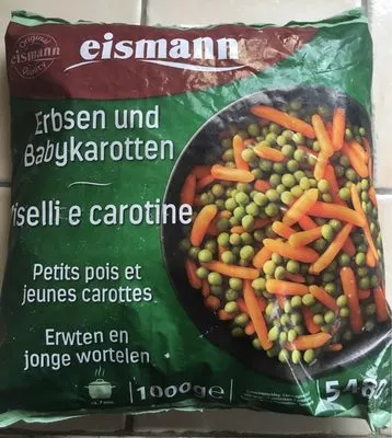 Petits Pois et Jeunes Carottes Eismann 1000 g e, code 4059699054807