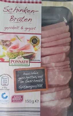 Schinkenbraten PONNATH DIE MEISTERMETZGER 150g, code 4061458013727