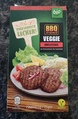 Veggie Grillsteaks BBQ Zeit zum Grillen 2 x 87,5g = 175g, code 4061458097444