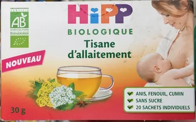 Tisane d'allaitement Hipp 30 g (20 sachets), code 4062300206397