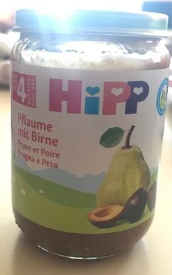 Purée Prune et poire Hipp , code 4062300299214