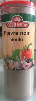 Poivre noir moulu Columbia , code 4068300277269