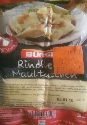 Rindfleisch Maultaschen Bürger 360 g, code 4075600057118