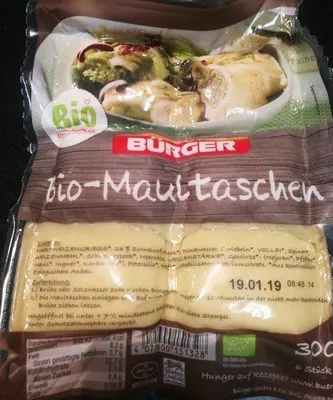 Bio-Maultaschen Bürger 300g, code 4075600151328