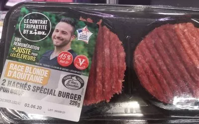 Steack special burger L'Étal du Boucher, Lidl 2 x 110 g, code 40882512