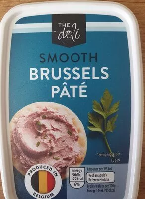 Smooth brussels pate The deli 175 g, code 4088600069272