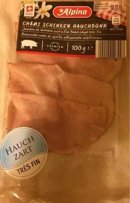 Jambon de derrière cuit à l'os fumé Alpina , code 4099200403007