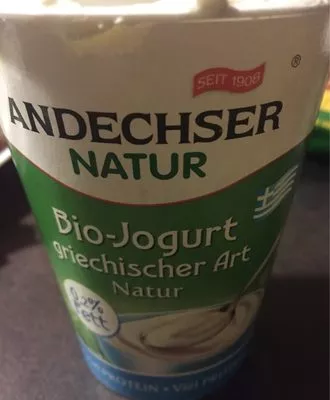 Bio yogurt Andechser Natur, Rewe 400g, code 4104060031427