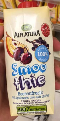 Smoothie Fruits rouges ALTANATURA 330 ml, code 4104420146549