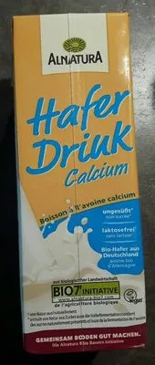 Alnatura Hafer Drink Calcium Alnatura 1000 ml, code 4104420186231