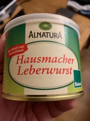 Leberwurst Alnatura , code 4104420205314