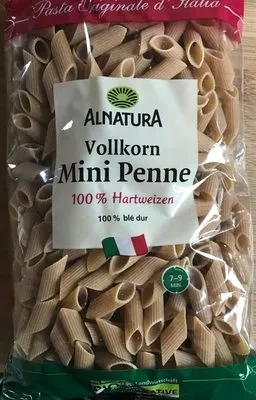 Vollkorn mini penne Alnatura 500 g, code 4104420208650