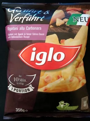 Gerührt & Verführt Rigatoni alla Carbonara iglo 350 g, code 4250241205764