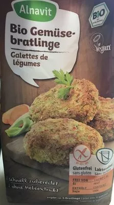 Galettes de légumes Alnavit , code 4260012974911