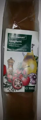 Spaghetti Vollkornhartweizengrieß Bio Company 500 g, code 4260042310550