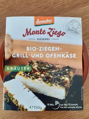 Bio-Ziegen-Grill-und Ofenkäse Demeter, Monte Ziego 150 g, code 4260100871146