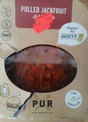 Pulled Jackfruit BBQ-Style PUR Bio-Manufaktur 200 g, code 4260148658006