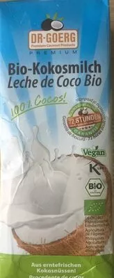 Leche de Coco Bio dr goerg , code 4260213392187