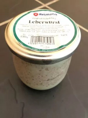 Eichsfelder Leberwurst Reimann 300 g, code 4260242575803