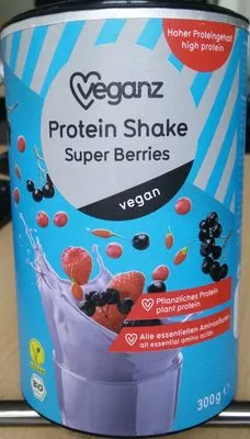 Protein Shake Super Berries Veganz 300g, code 4260402483313