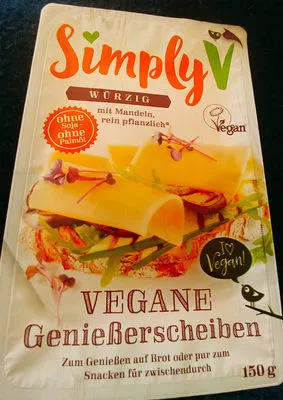 Vegane Genießerscheiben würzig Simply V 150g, code 4260444960339