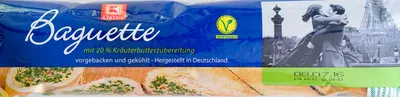 Baguette mit 20% Kräuterbutterzubereitung K-Classic 175 g, code 4300175147996