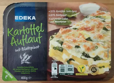 Kartoffel Auflauf mit Blatspinat EDEKA 400 g, code 4311501359402