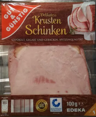 Delikatess Krusten Schinken Gut & Günstig, Edeka 100 g, code 4311501397732