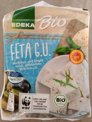 Feta G.U. Edeka BIO, Edeka 150g, code 4311501491188