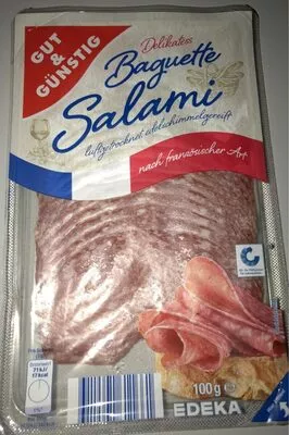 Edeka Gut & Günstig Baguette Salami Edeka 100 g, code 4311501611661