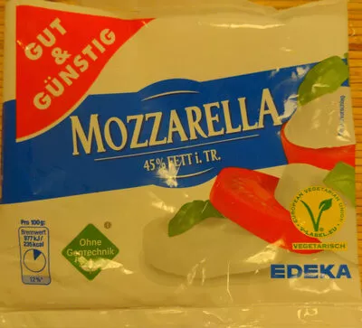 Mozzarella Gut und Günstig, Edeka 200g, code 4311501679753