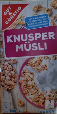 Knuspermüsli GUT & GÜNSTIG 600 g, code 4311501689677