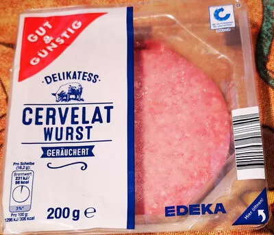 Cervelatwurst, geräuchert Gut & Günstig 200g, code 4311596068340