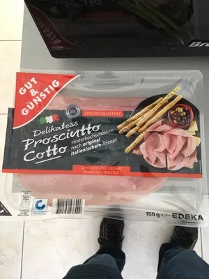 Prosciutto cotto (Hinterkochschinken) Gut und Günstig 150g, code 4311596438099