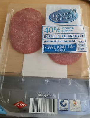 Leichter Genuss Salami 1A Astro 100g, code 4316268446365