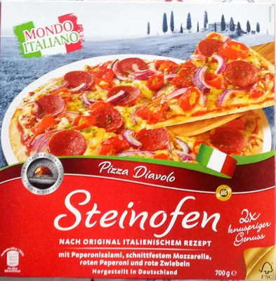 Pizzaburger Diavolo Steinofen Mondo Italiano 700 g, code 4316268453271