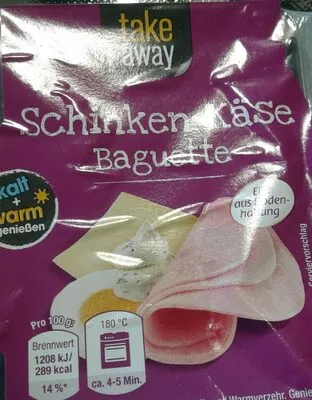 Schinken-Käse Baguette Take Away , code 4316268458283