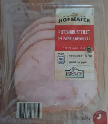 Putenbrustfilet im Paprikamantel Hofmaier 100g, code 4316268463775