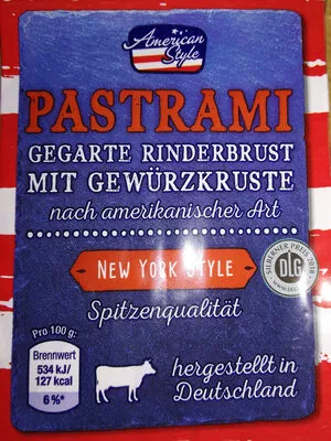 Pastrami New York Style American Style 100 g, code 4316268479950