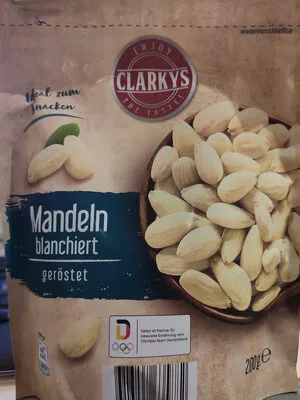 Mandeln blanchiert, geröstet Clarkys 200 g, code 4316268635882